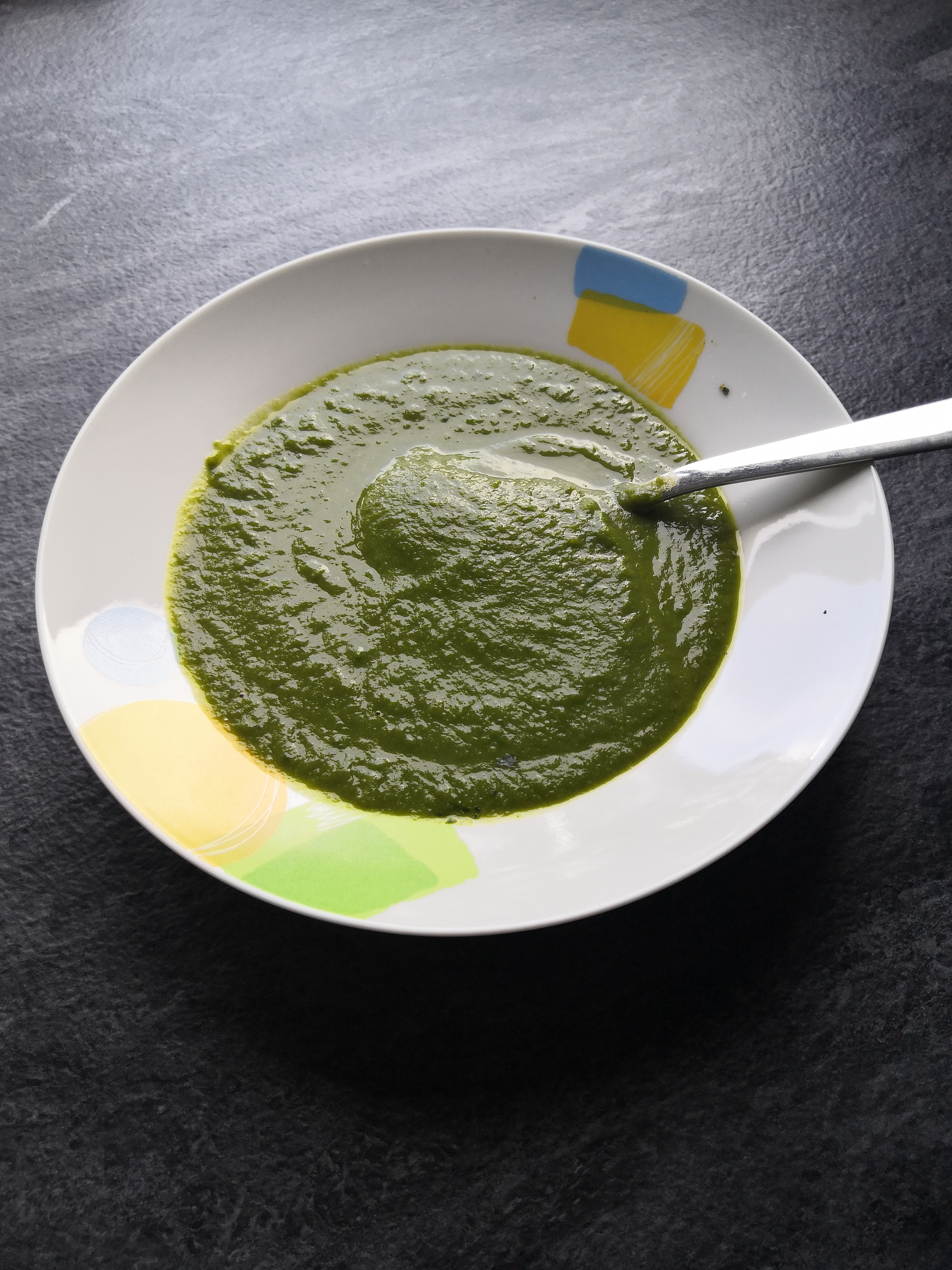 Vellutata spinaci e fagiolini