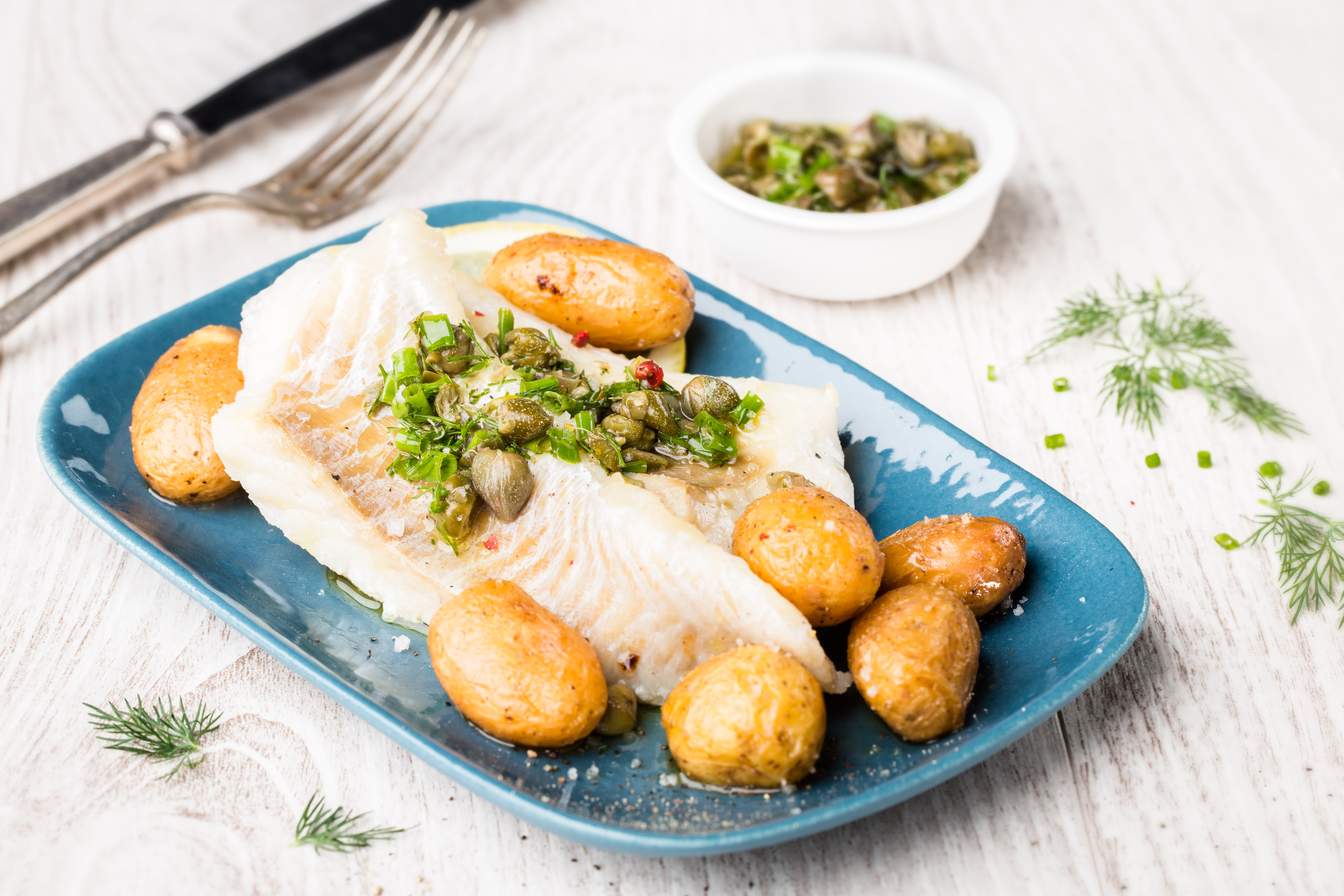 Pesce al limone con erbe