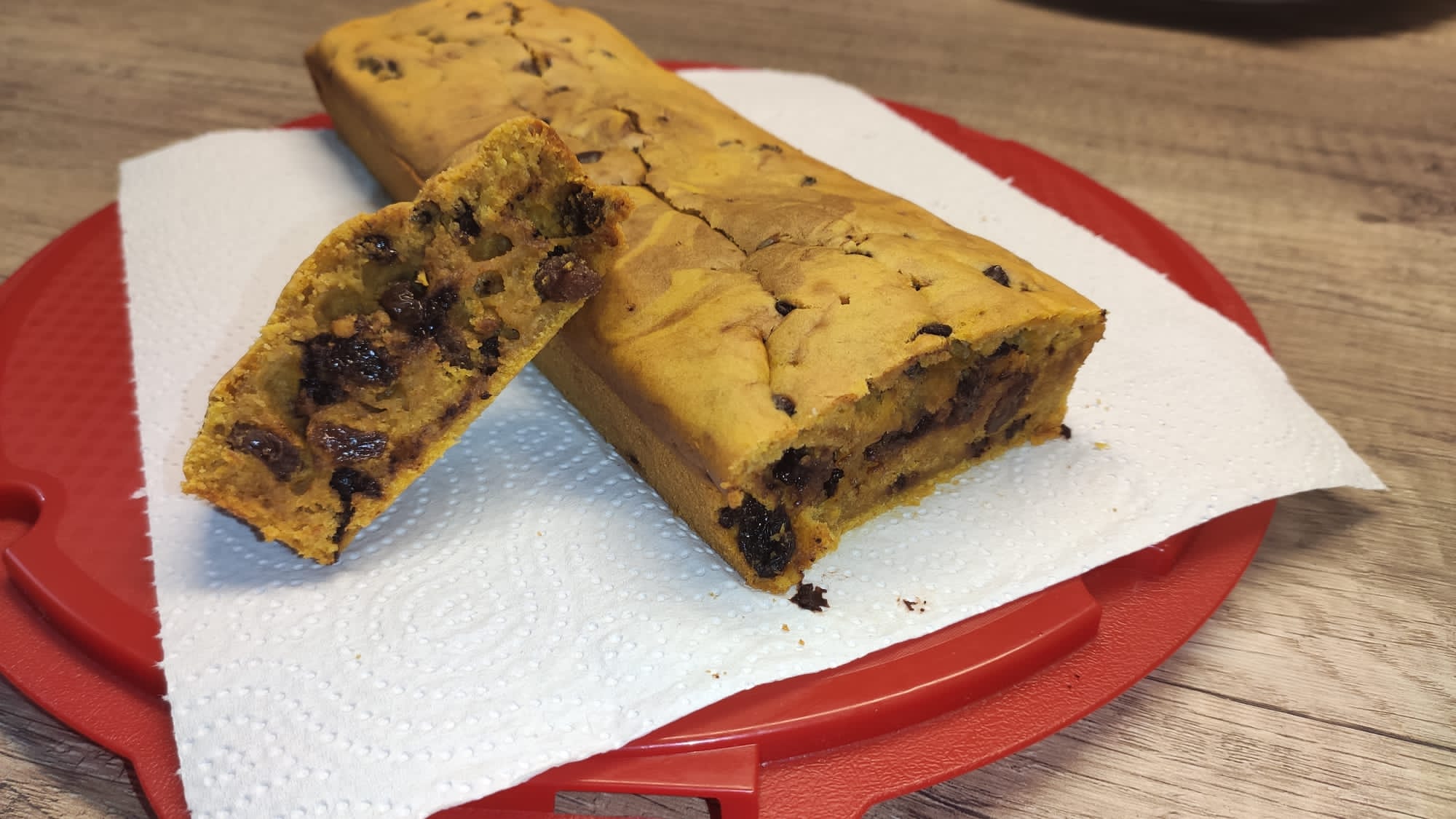 Plumcake alla zucca e uvetta