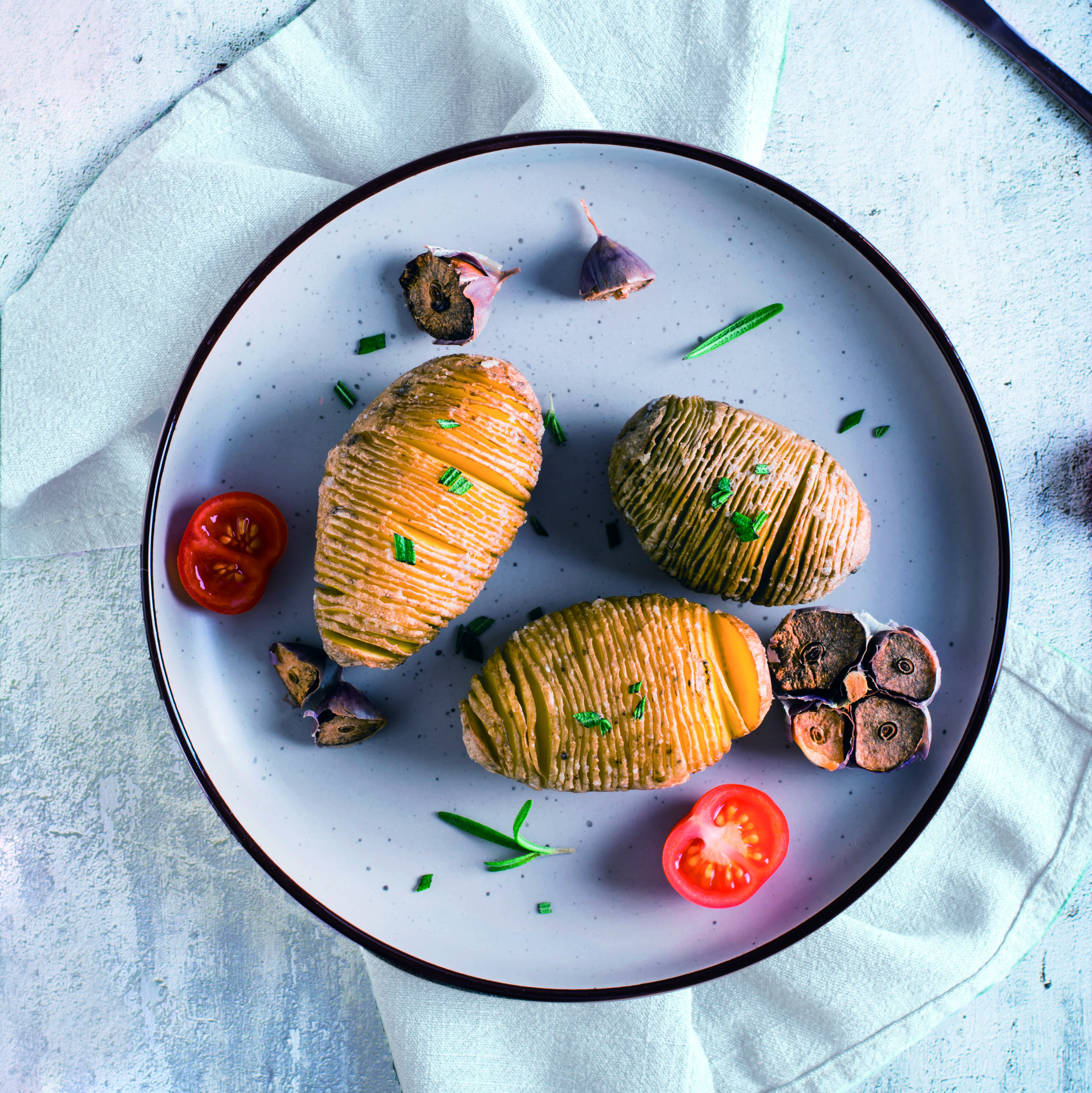 Patate a fisarmonica