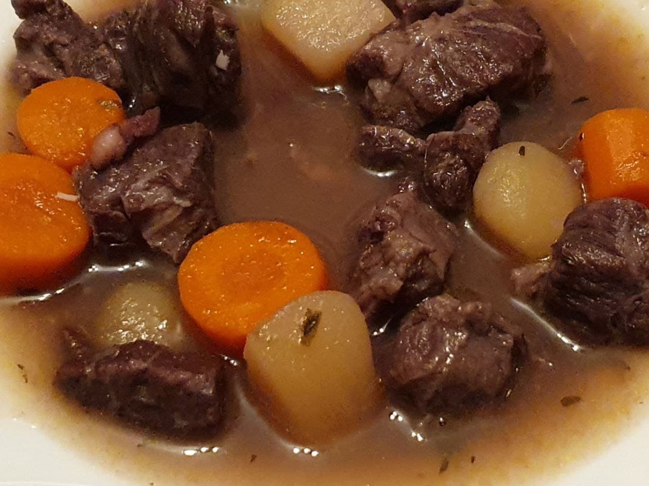 Carrilleras de cerdo con vino tinto