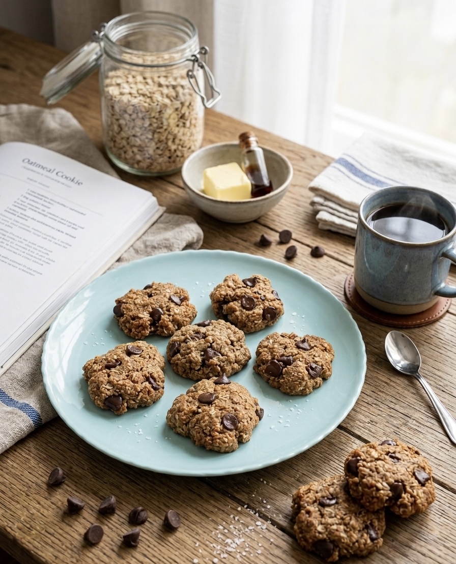 Galletas de avena y chocolate