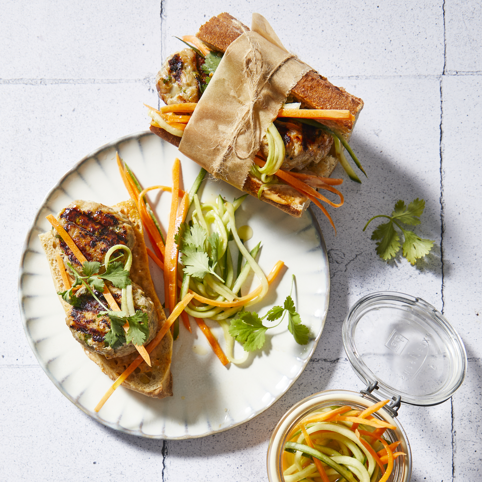 Banh mi met gehaktballen