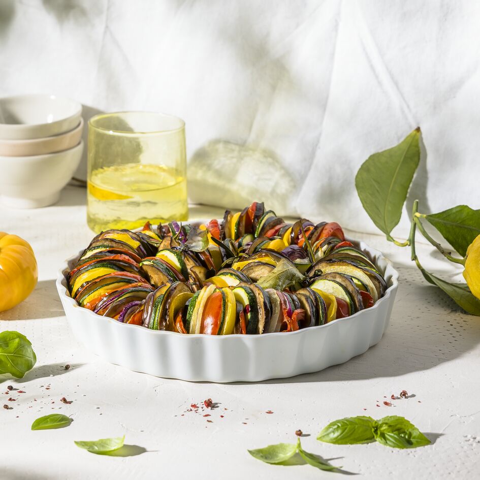 Tian de verduras de verano