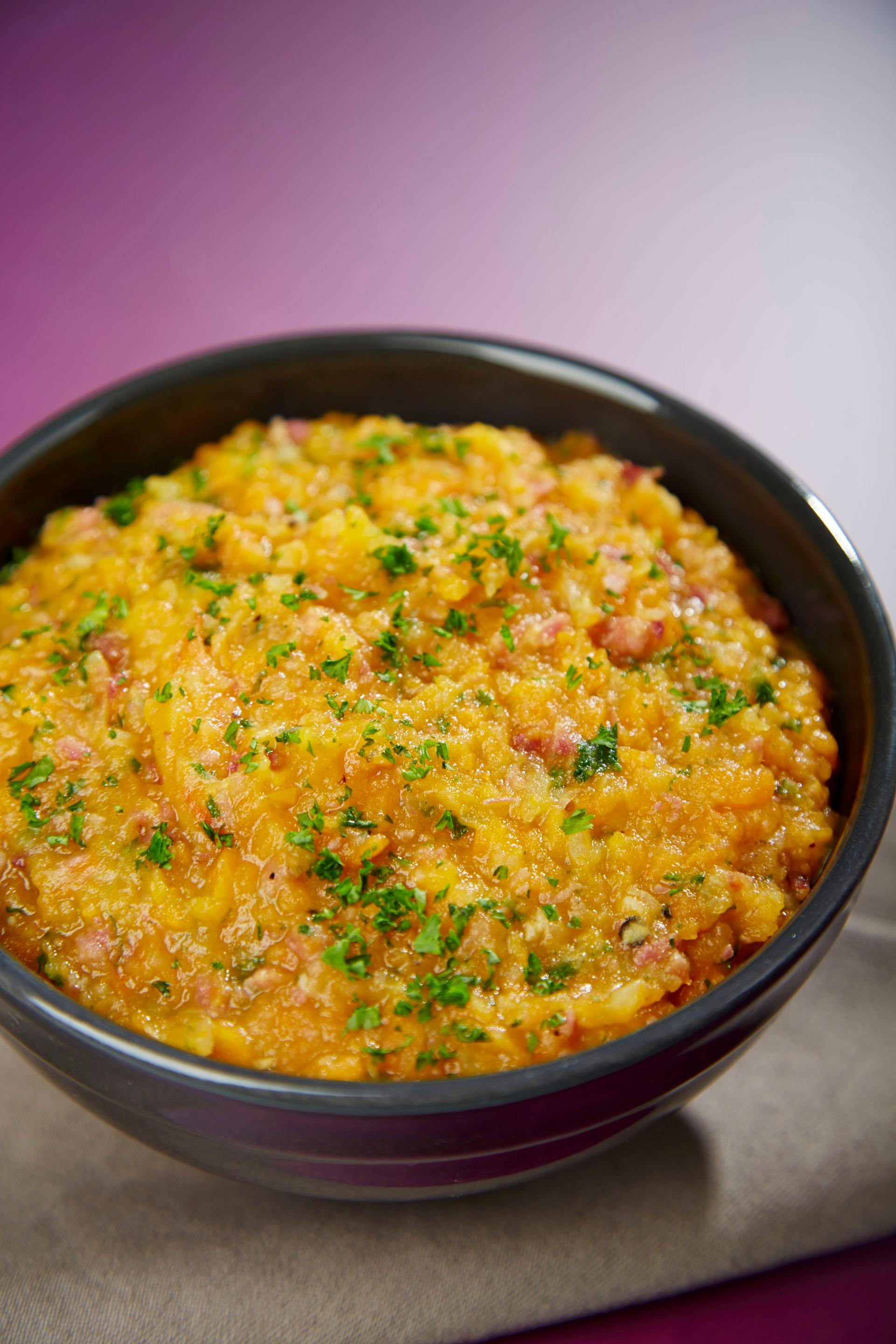 Écrasé de pommes de terre, à l’ail et au persil - Recette Cookeo | Moulinex