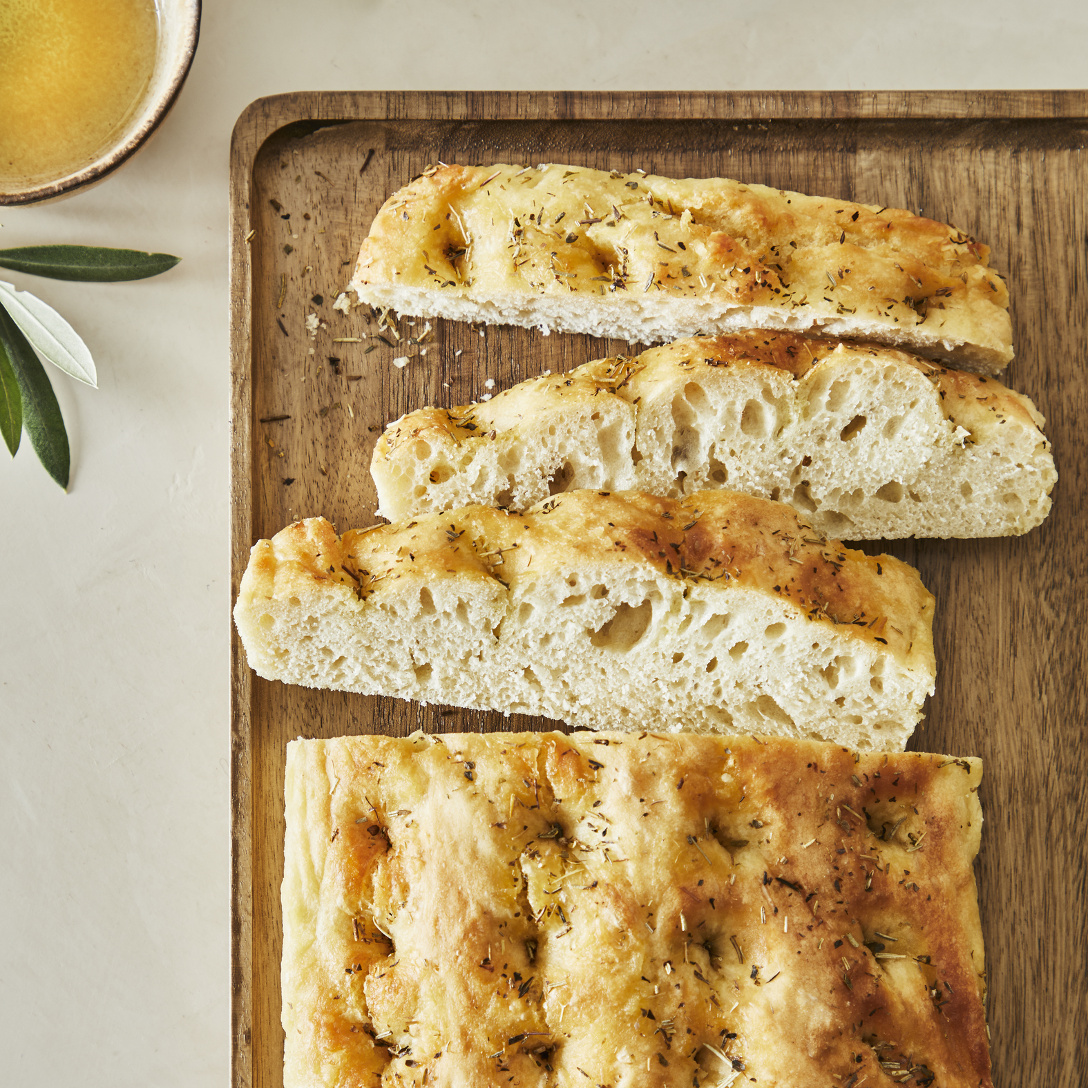 Eenvoudige focaccia