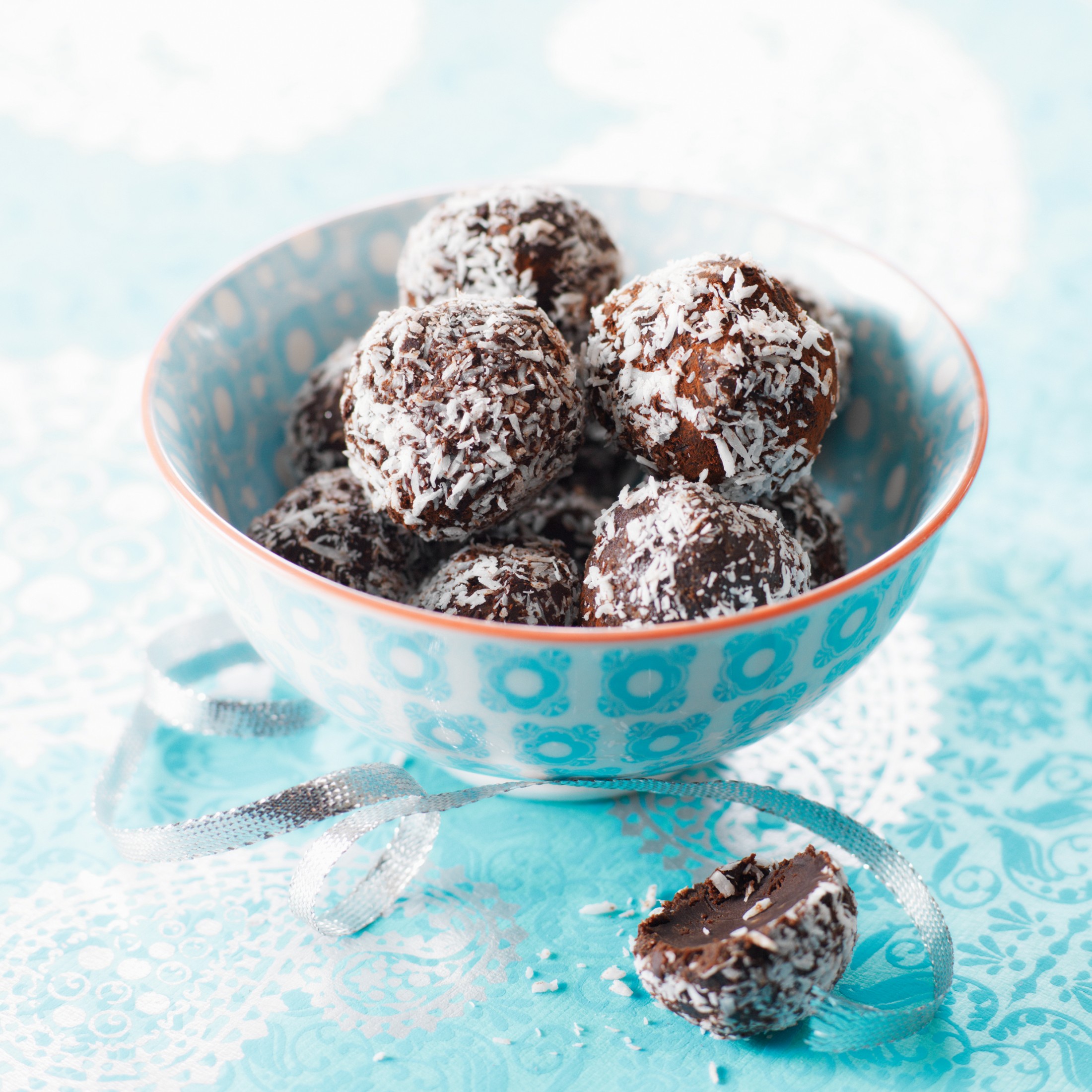 Tartufi di cioccolato e castagne