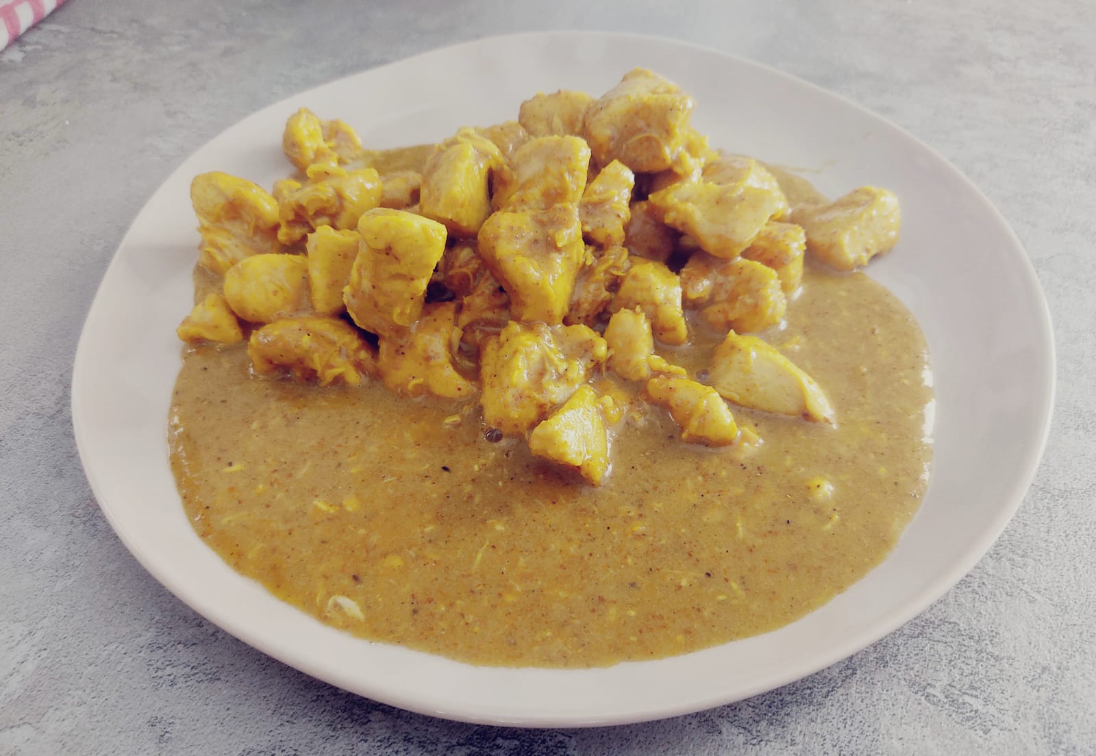 Pollo al Curry - Cottura lenta