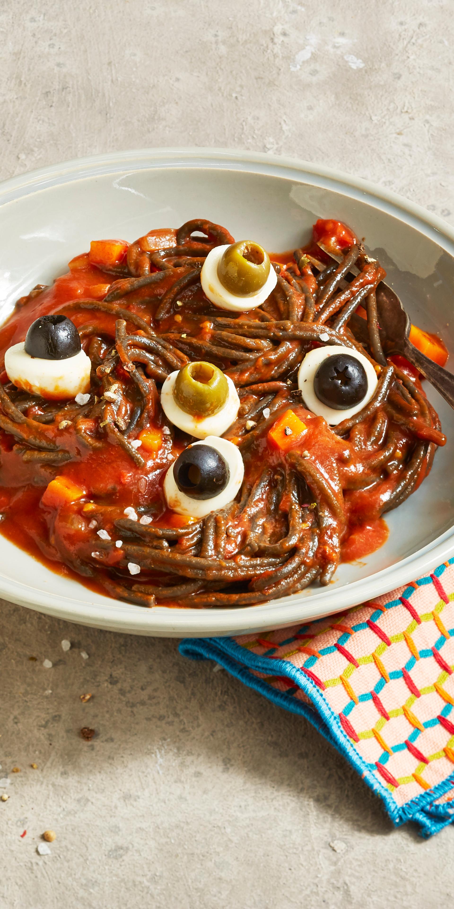Monster-Augen-Pasta - Rezepte Cookeo | Krups