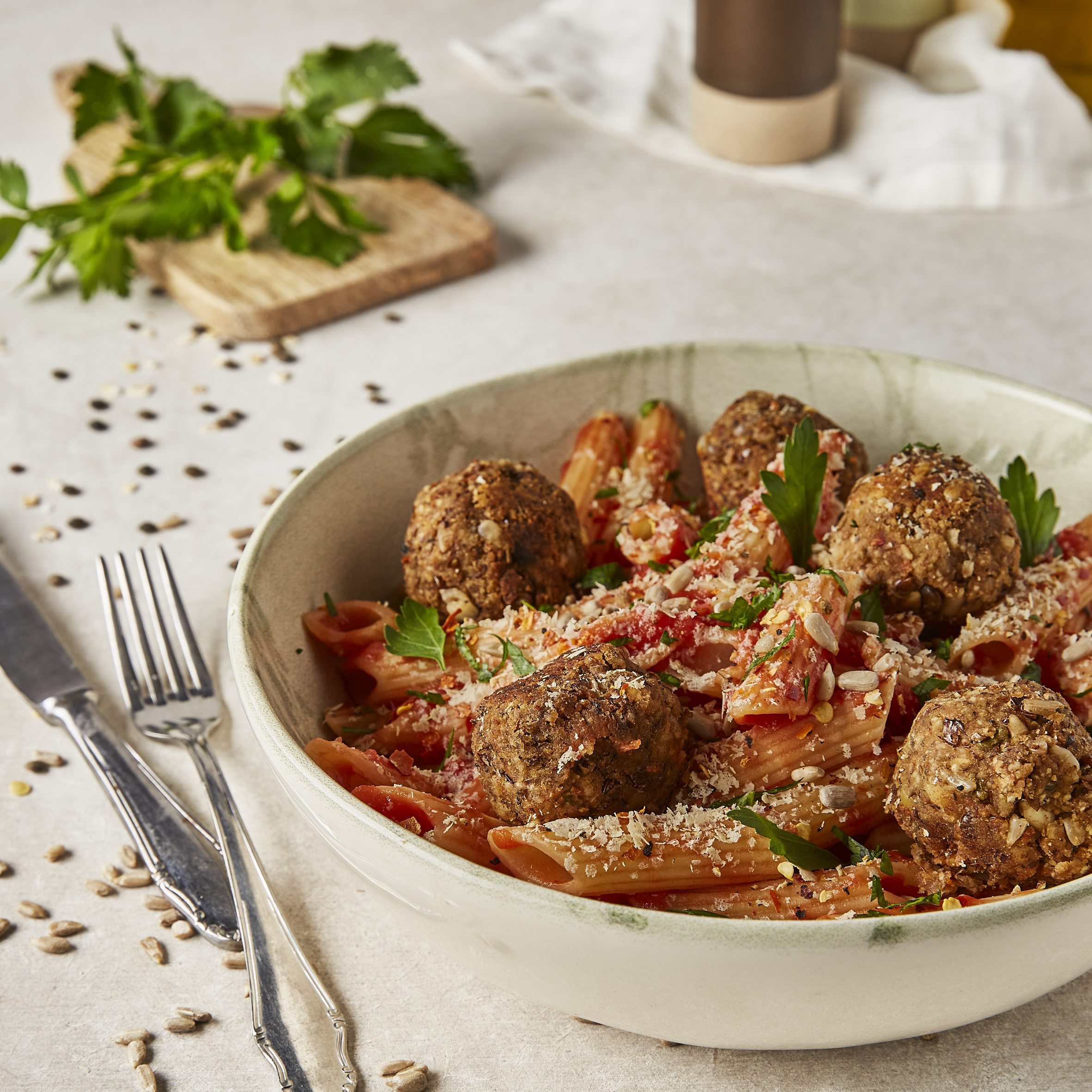 Polpette vegetarianas a la italiana