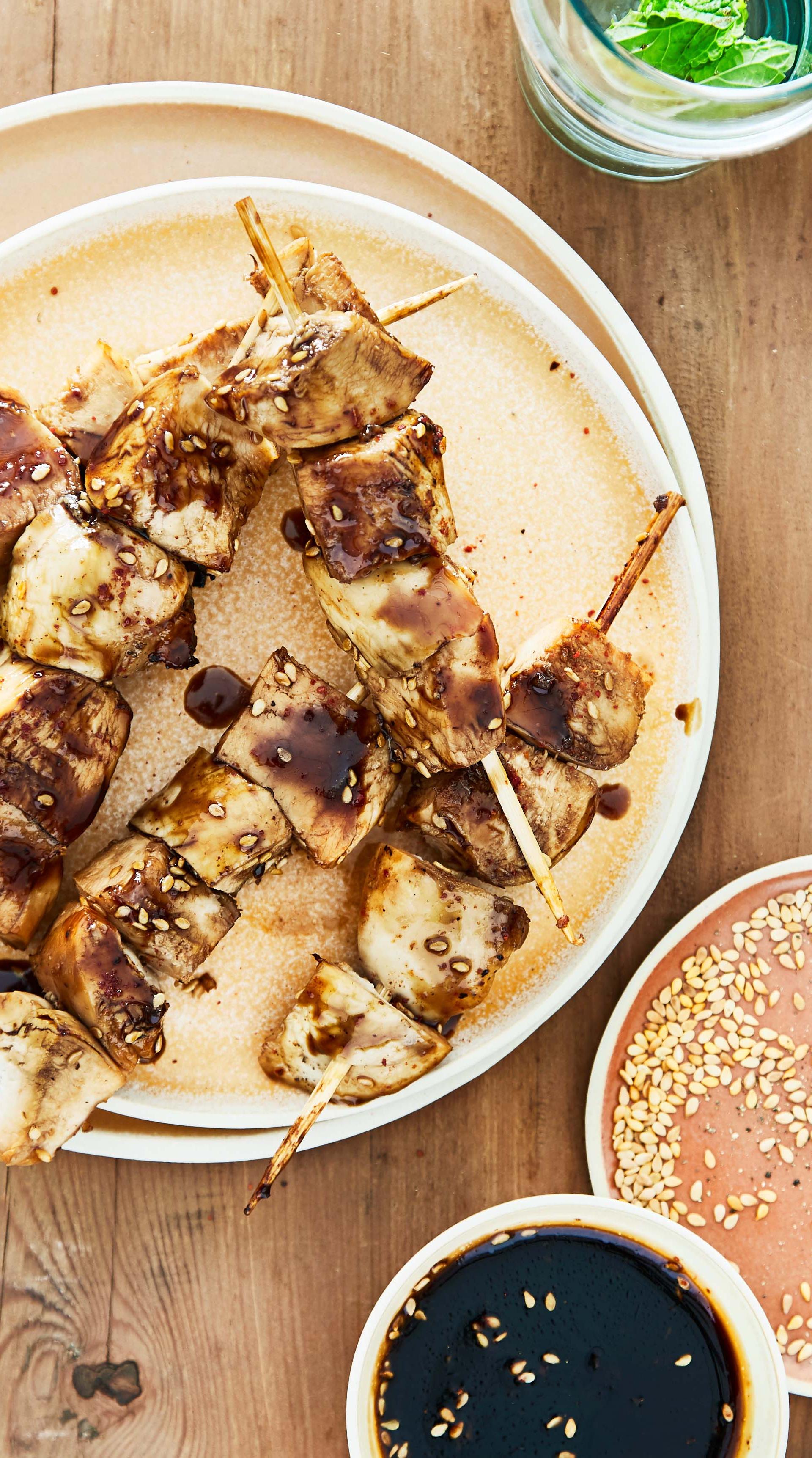 Hähnchen-Paprika-Spieße - Rezepte Dual EasyFry&amp;Grill | Tefal