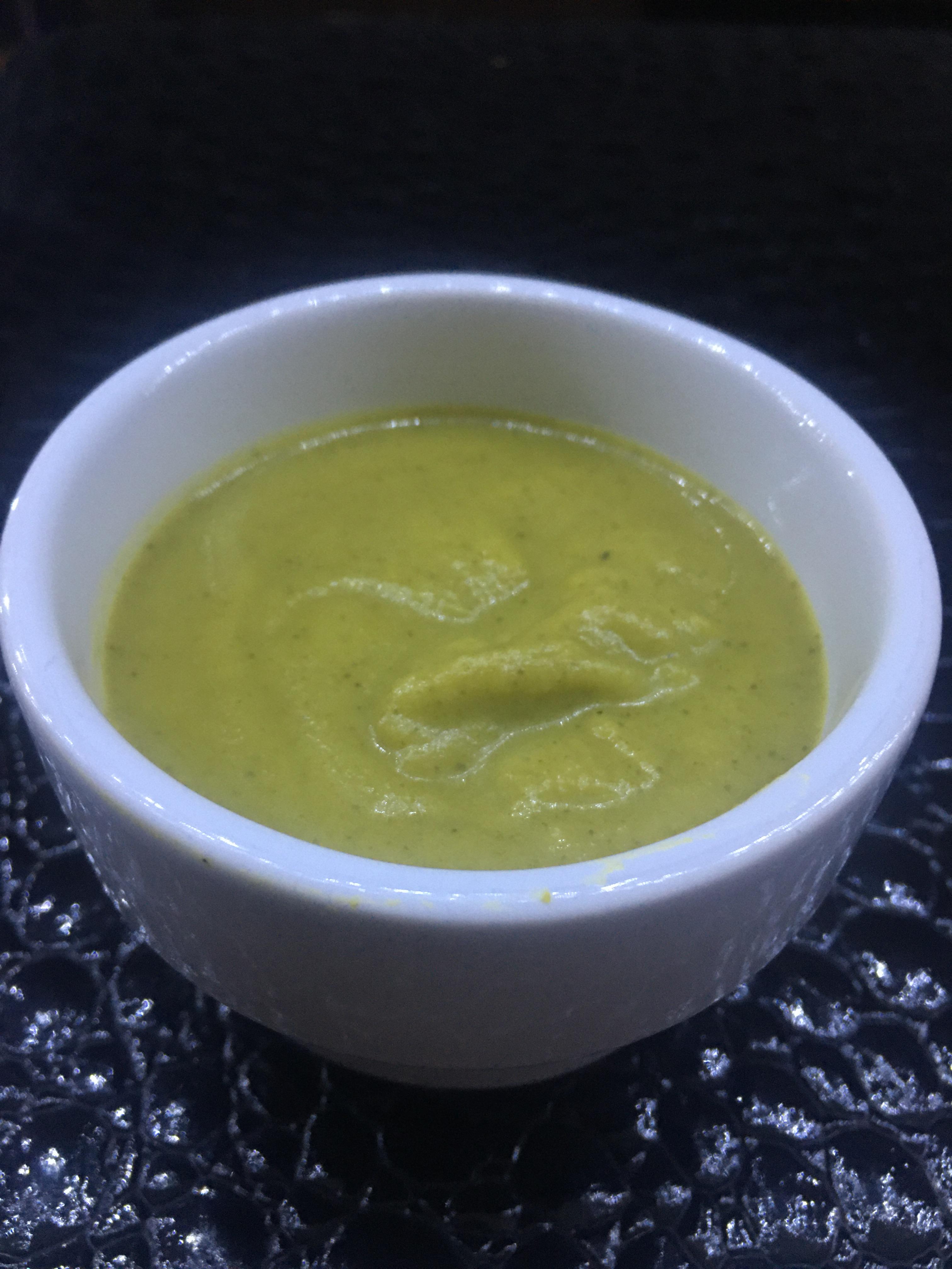 Crema ligera de brécol