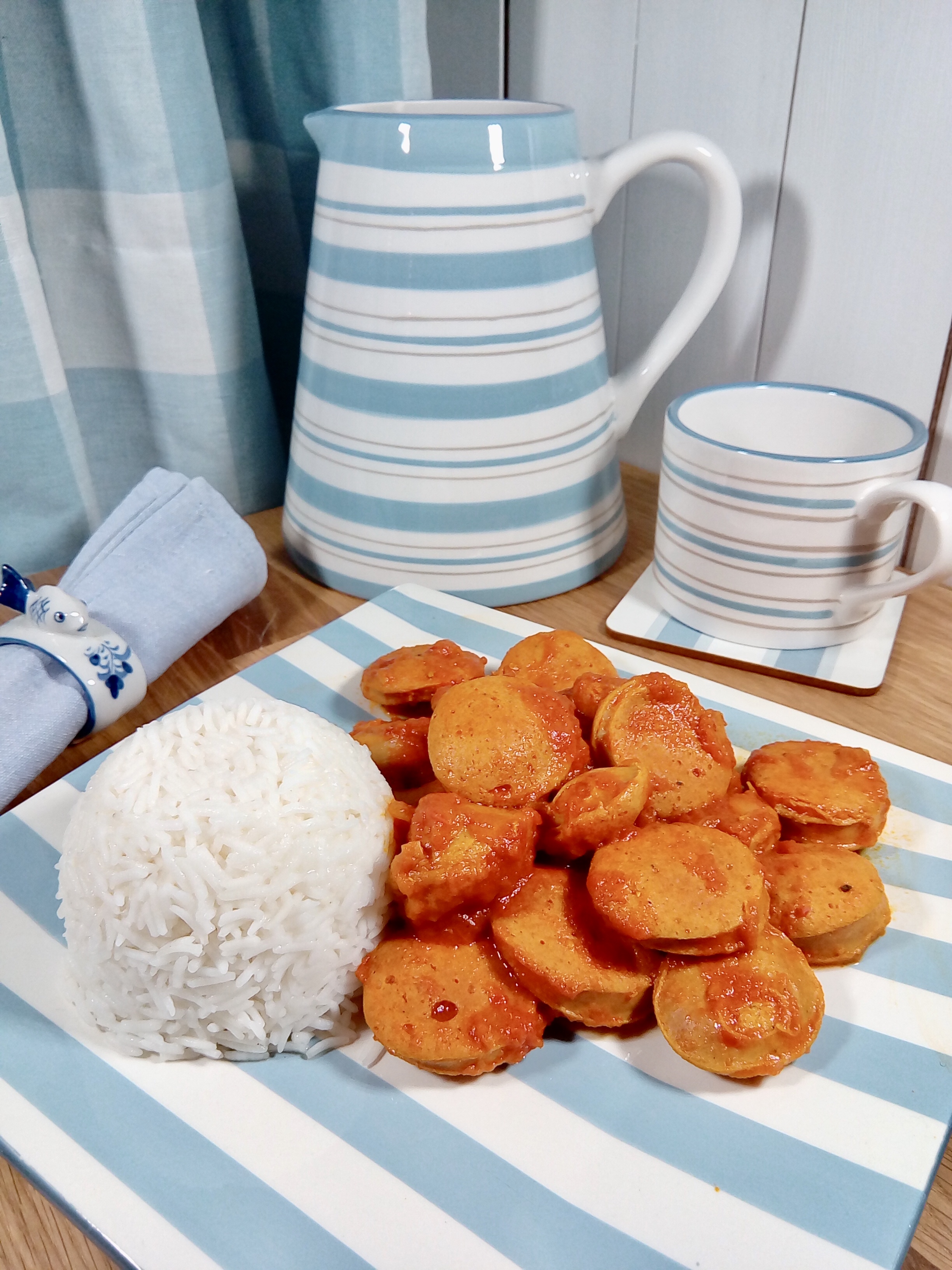 ROUGAIL SAUCISSE ,salsicce alla creola