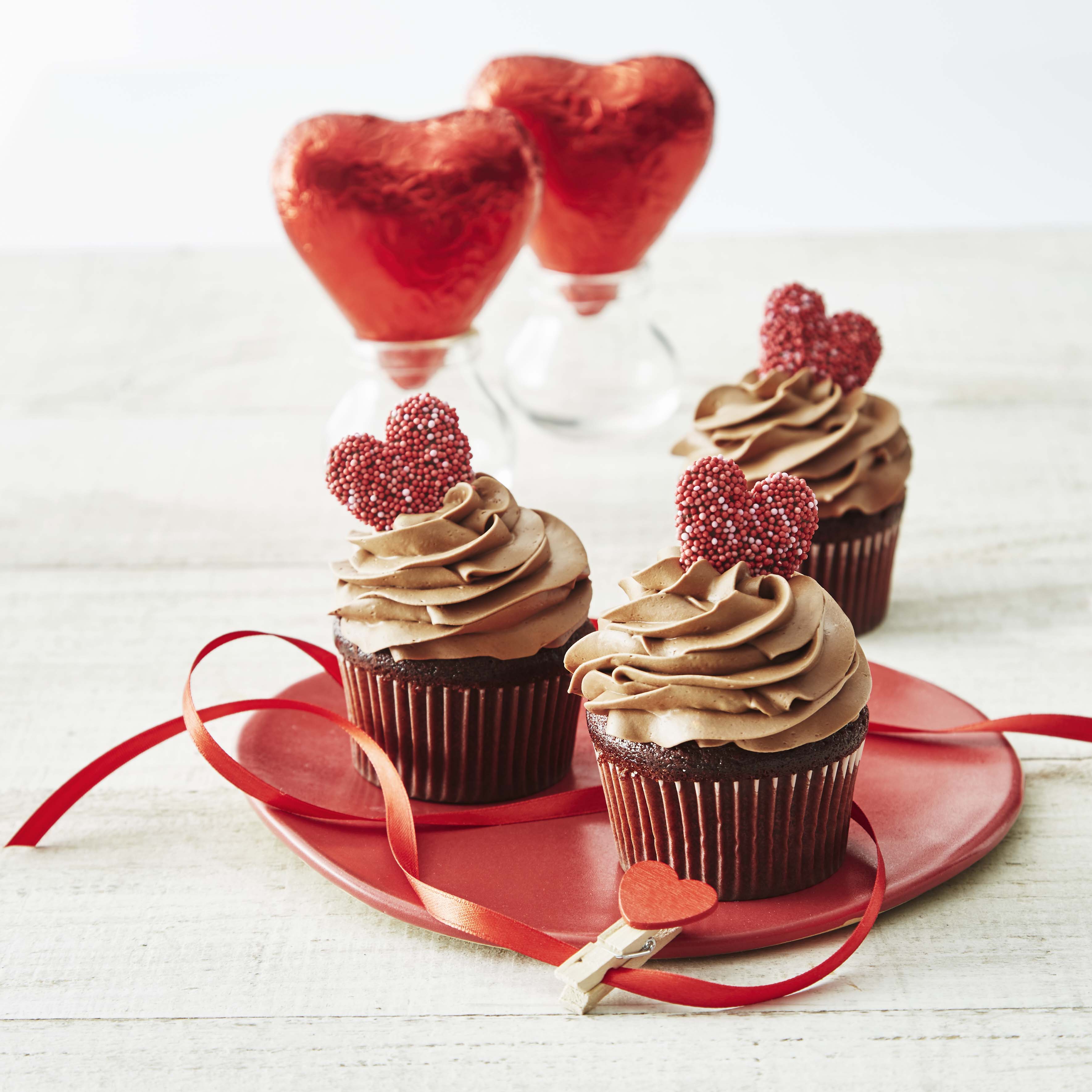 Red Velvet Schokoladen Cupcakes