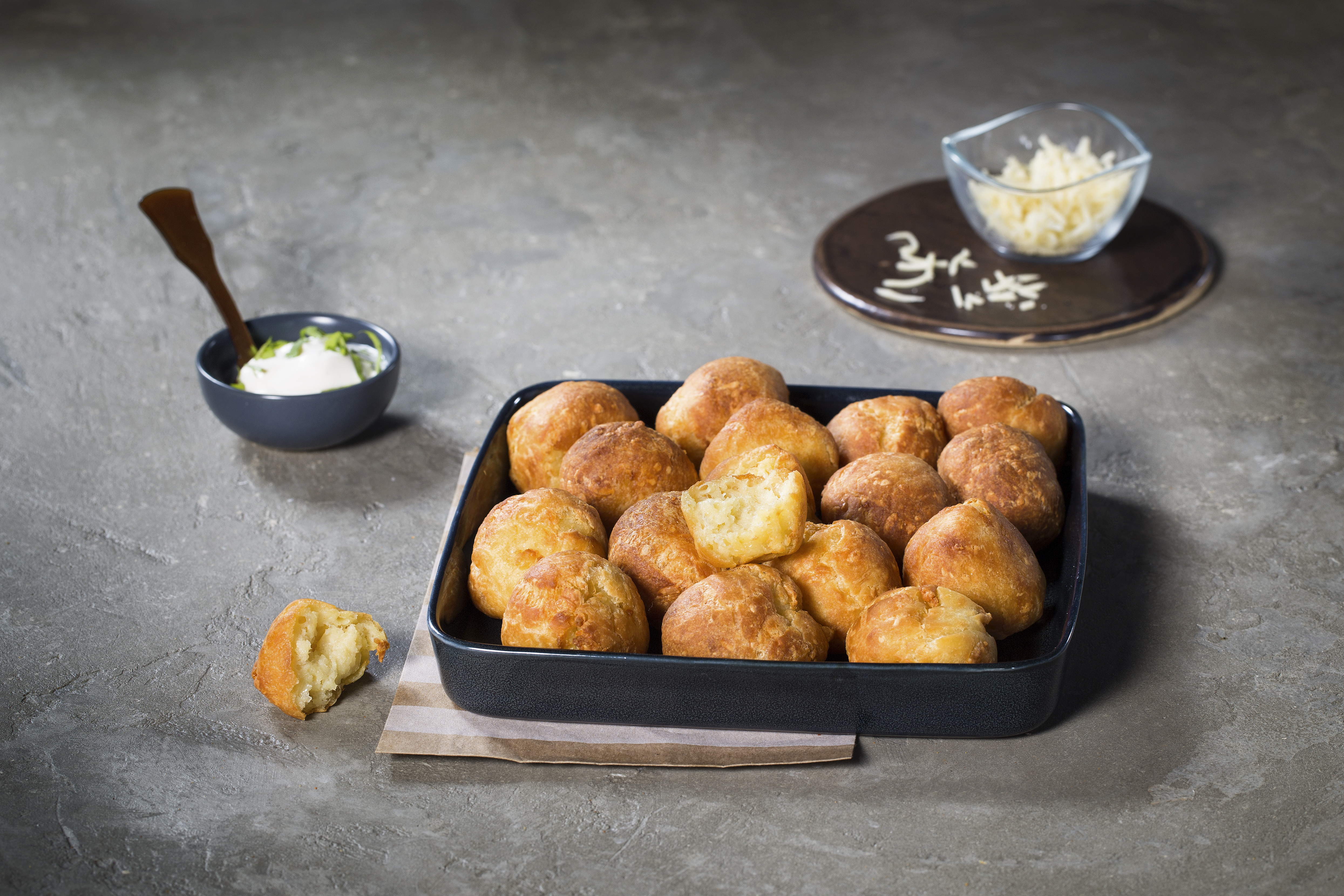 Gougères mit Greyerzer-Käse