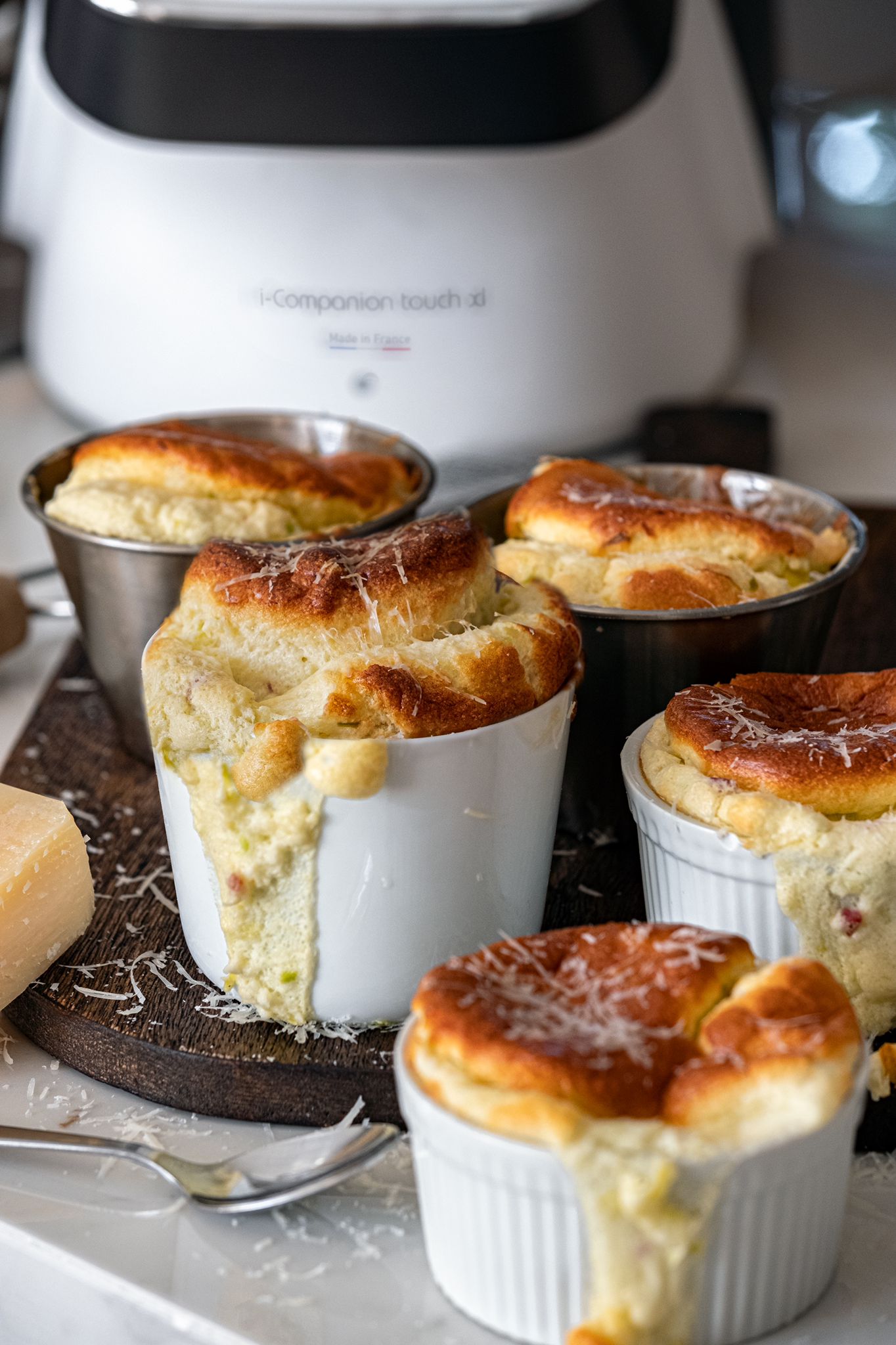 Souflé de jamón y queso