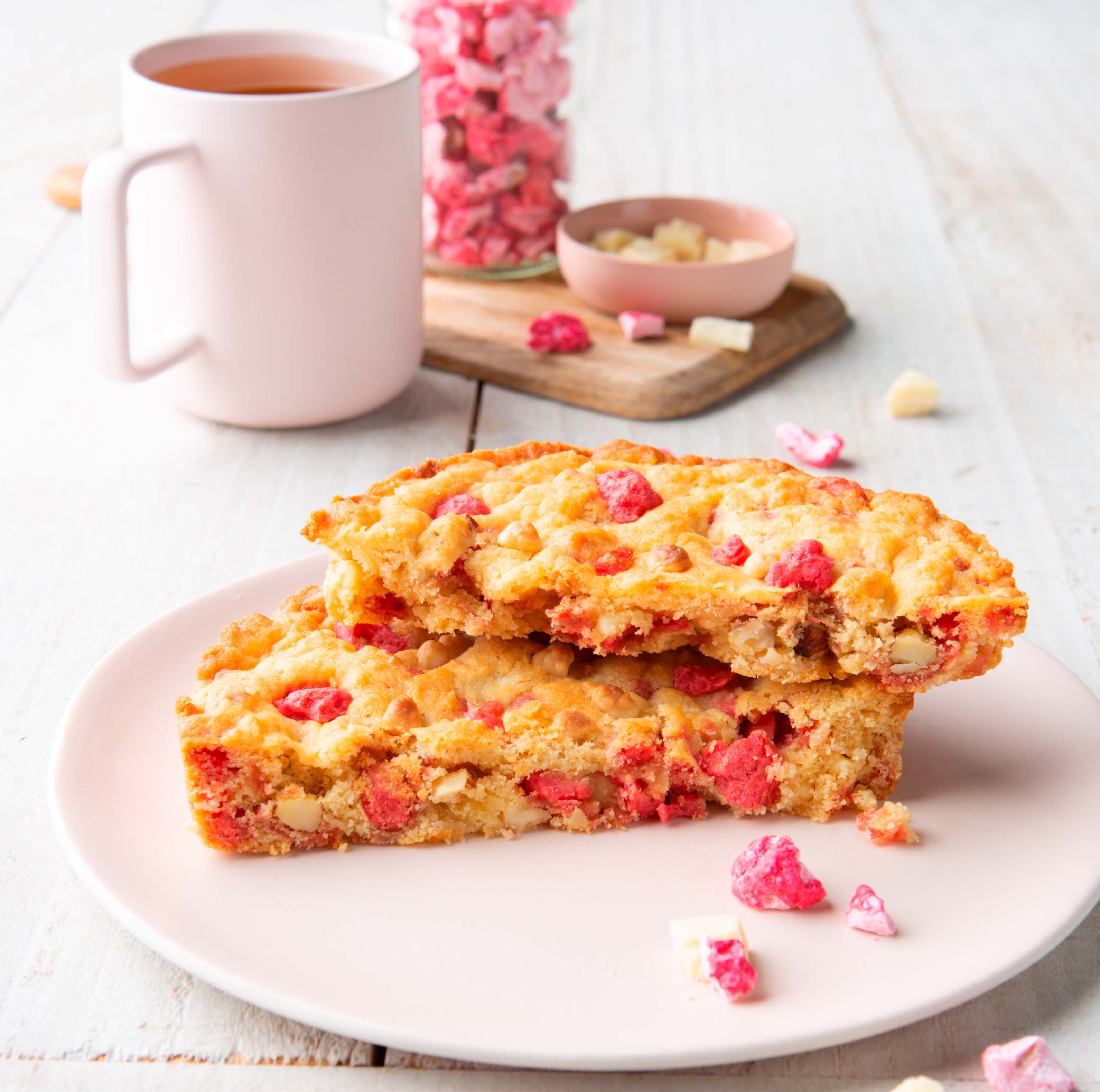 Maxi Pralinen-und-weiße-Schokolade Cookie