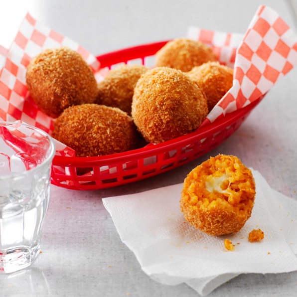 Croquetas de arroz y mozzarella