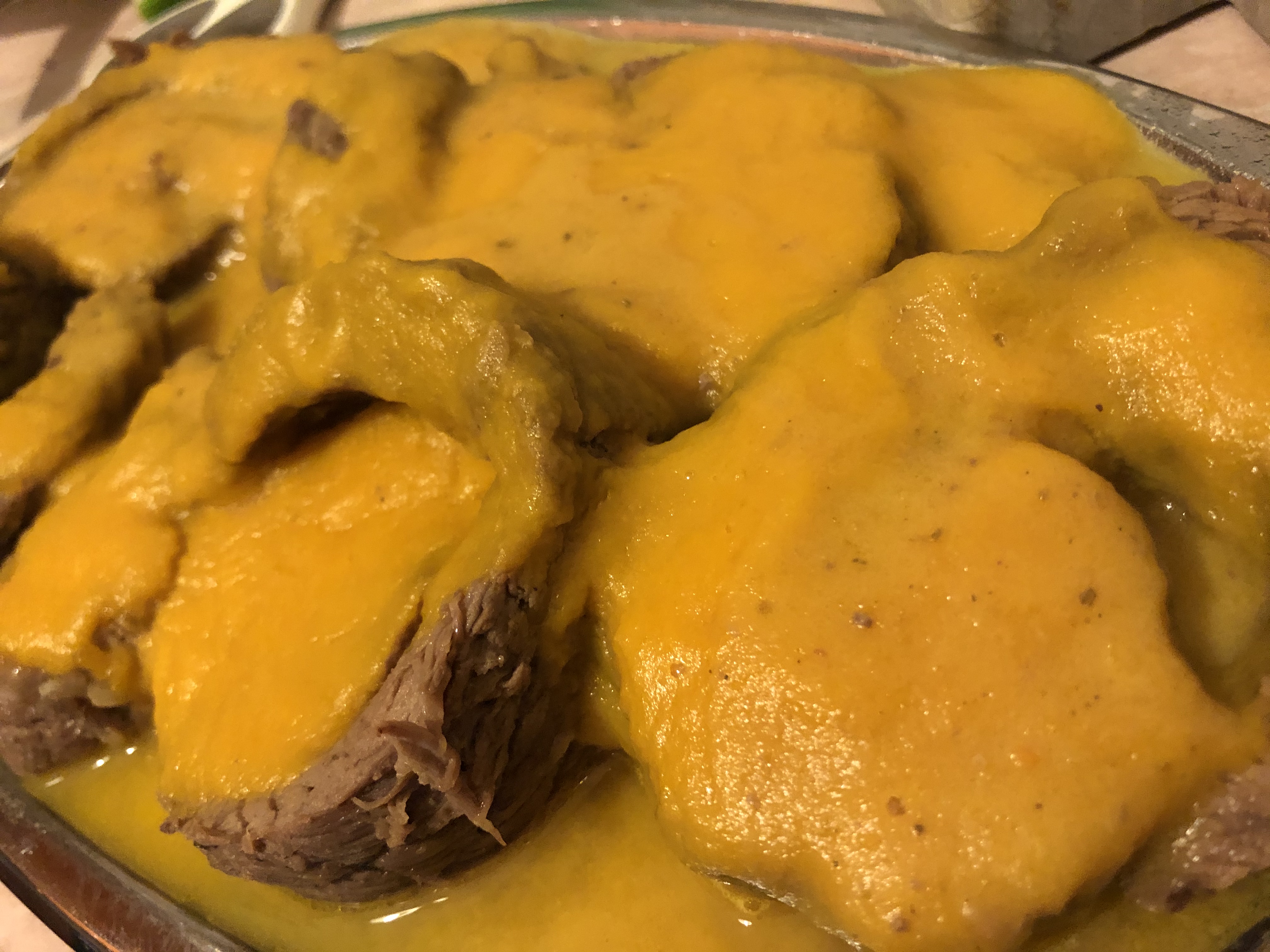 Rolata di manzo alle carote