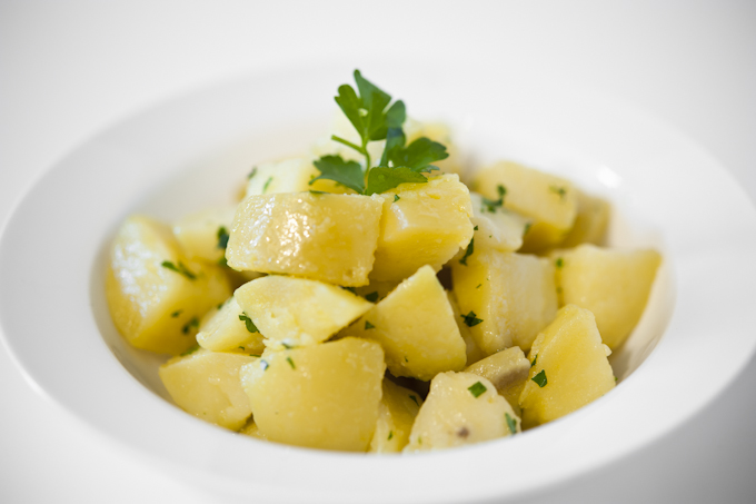 Patate lesse con prezzemolo