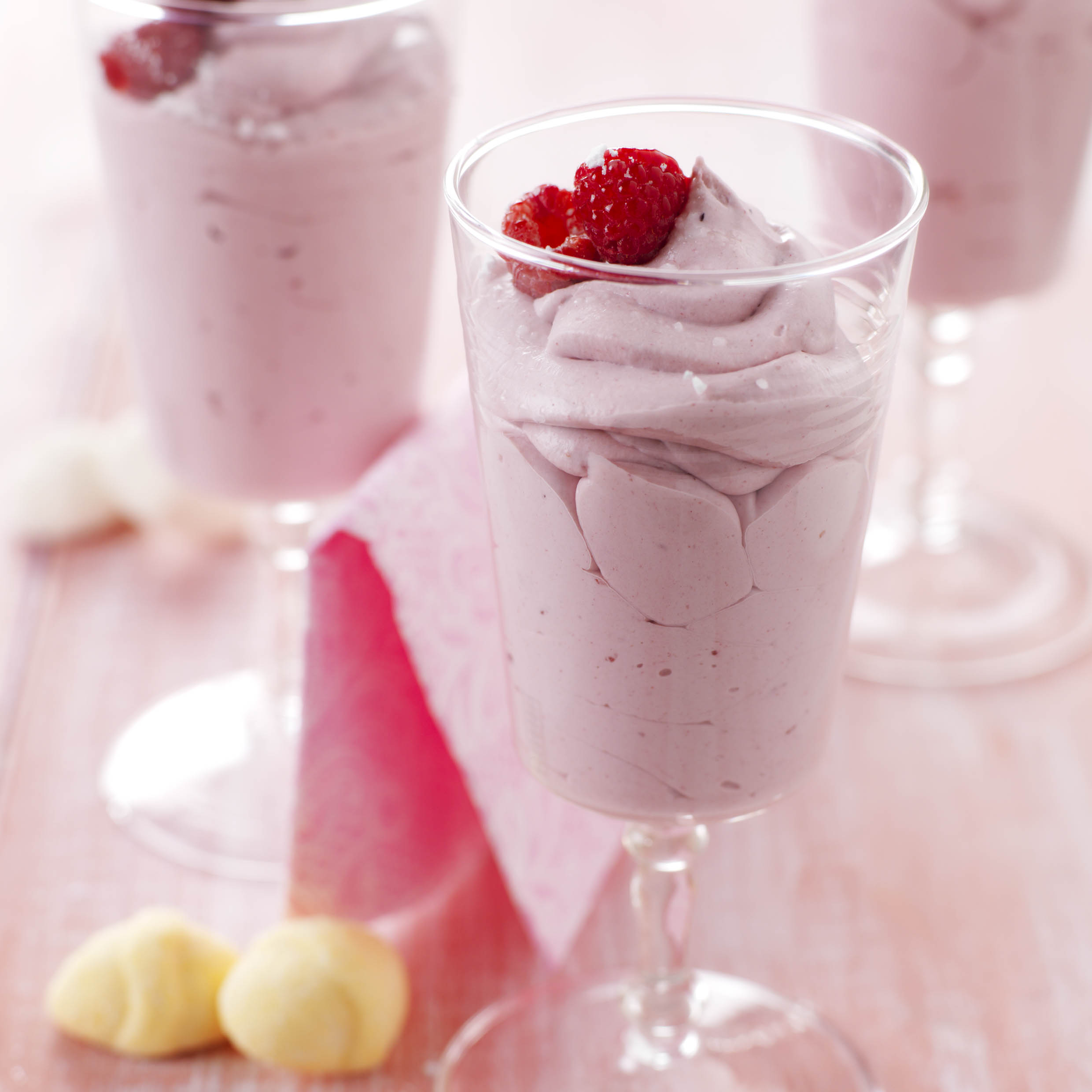 Mousse de framboesa