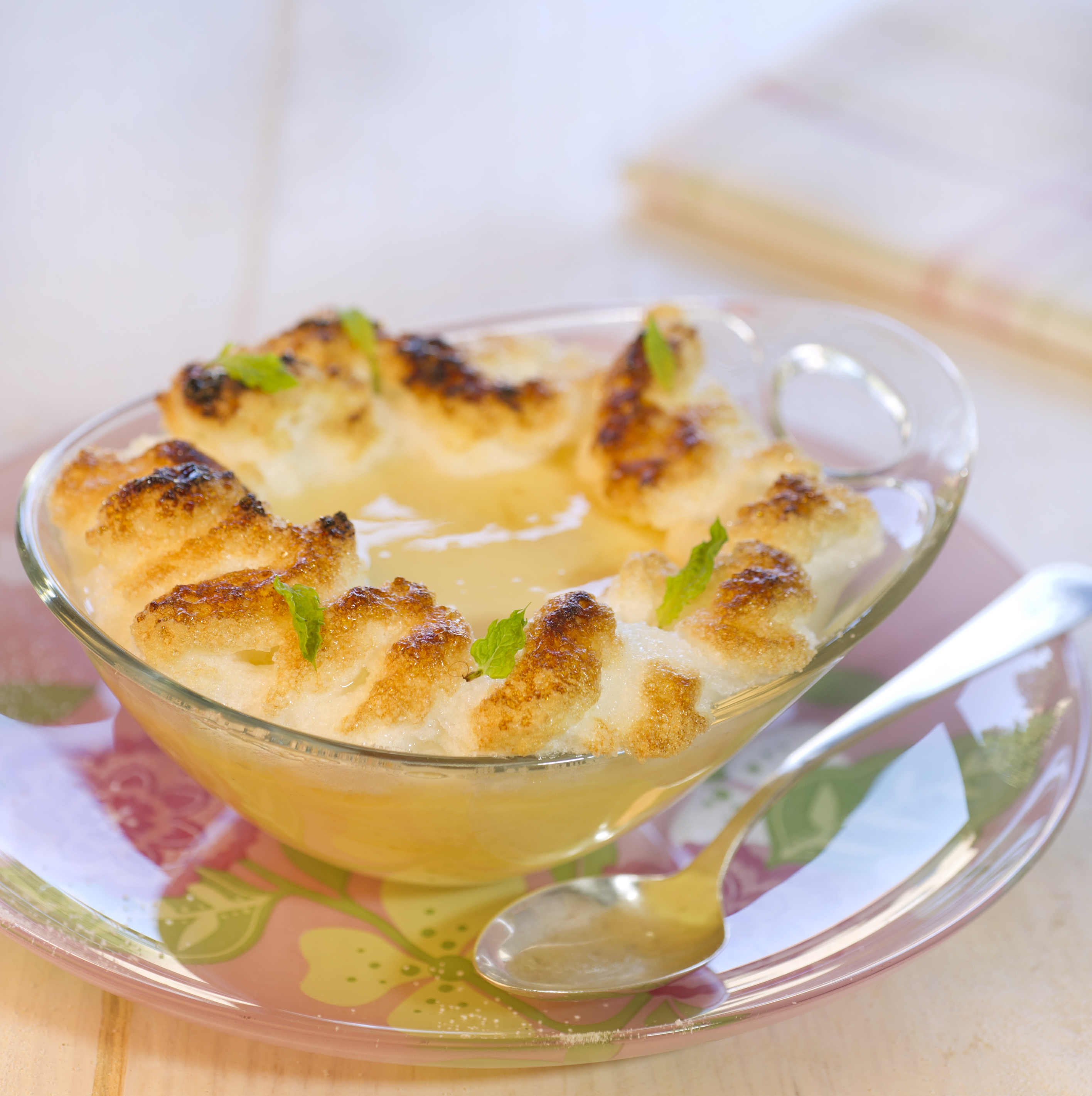 Crema catalana con merengue
