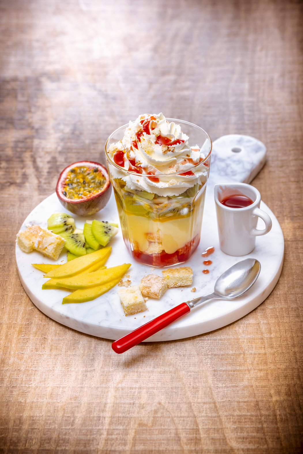 Trifle de frutas