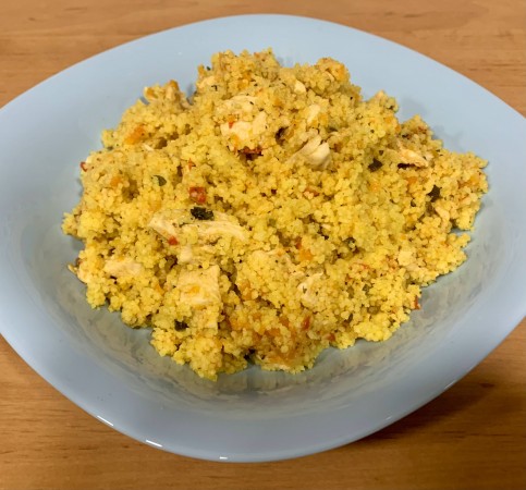 Cuscús de pollo y verduras