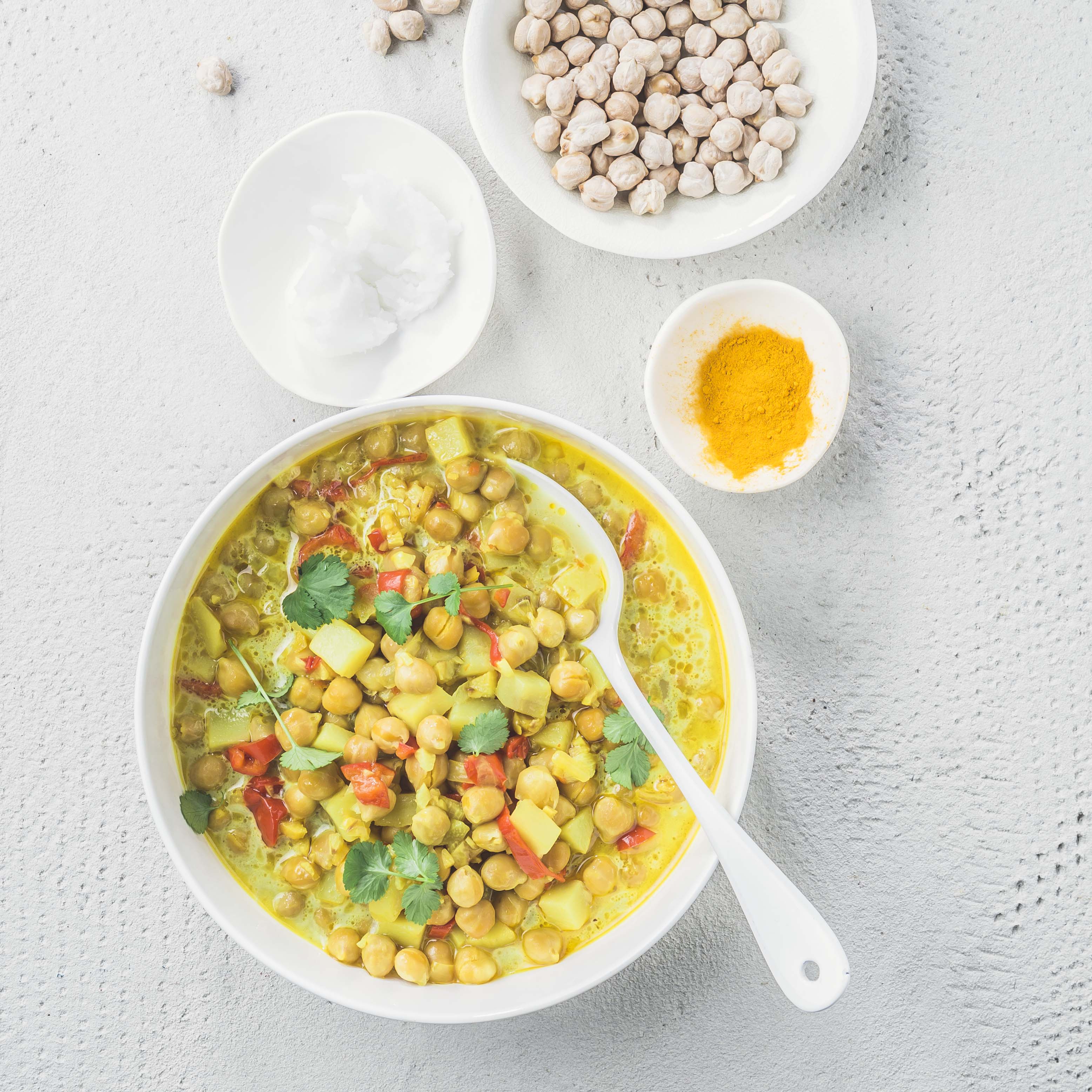 Estofado de garbanzos oriental