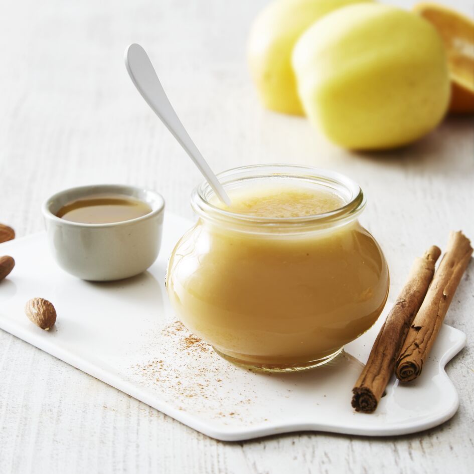 Compota de manzana, naranja y canela