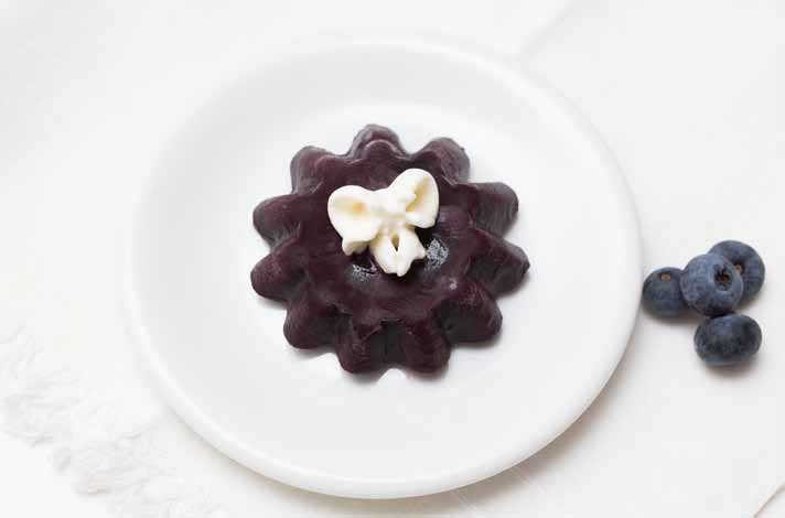 Budino di uva fragola