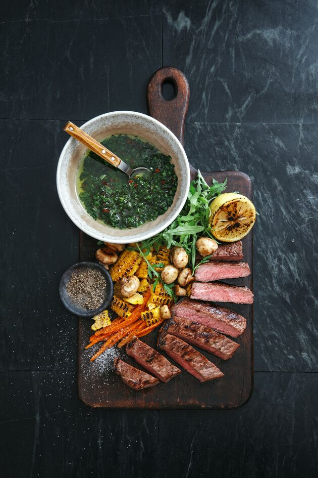 Salsa chimichurri argentina
