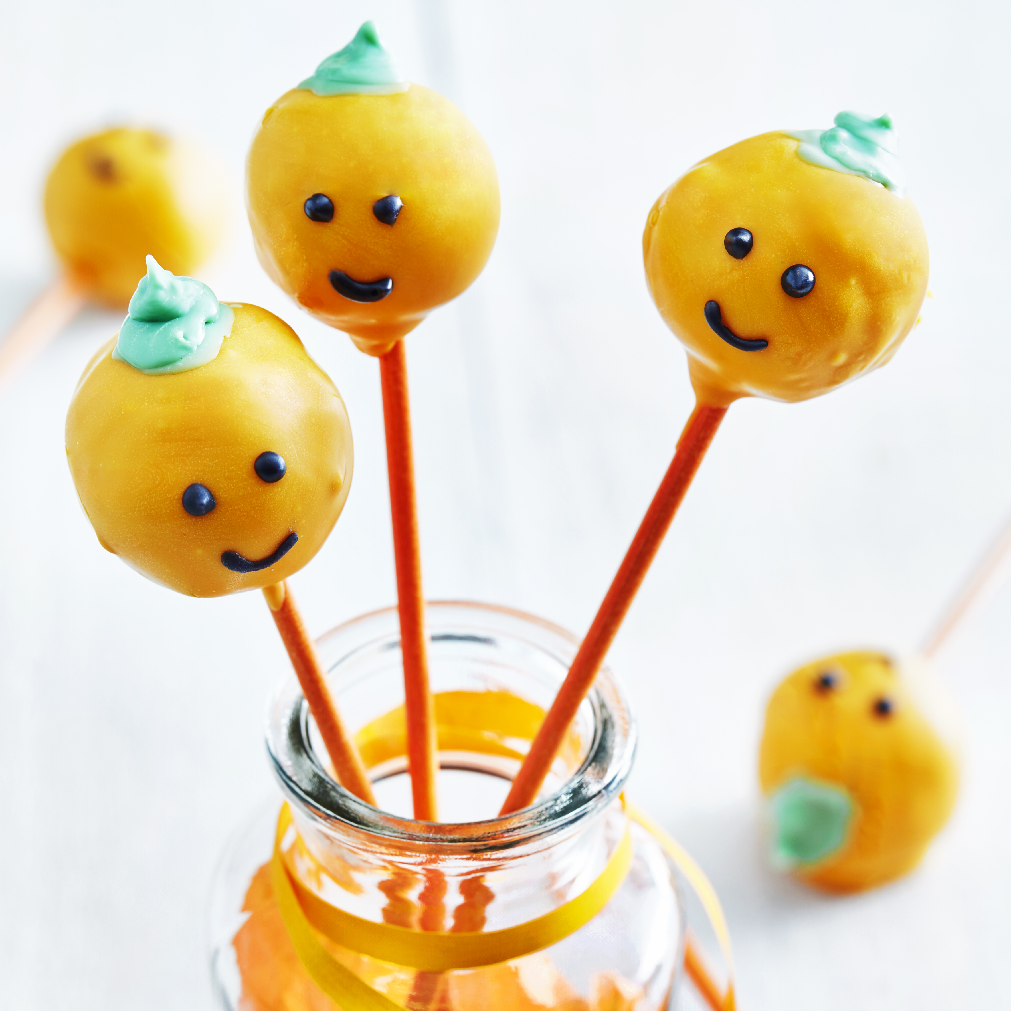Kürbis Cake Pops