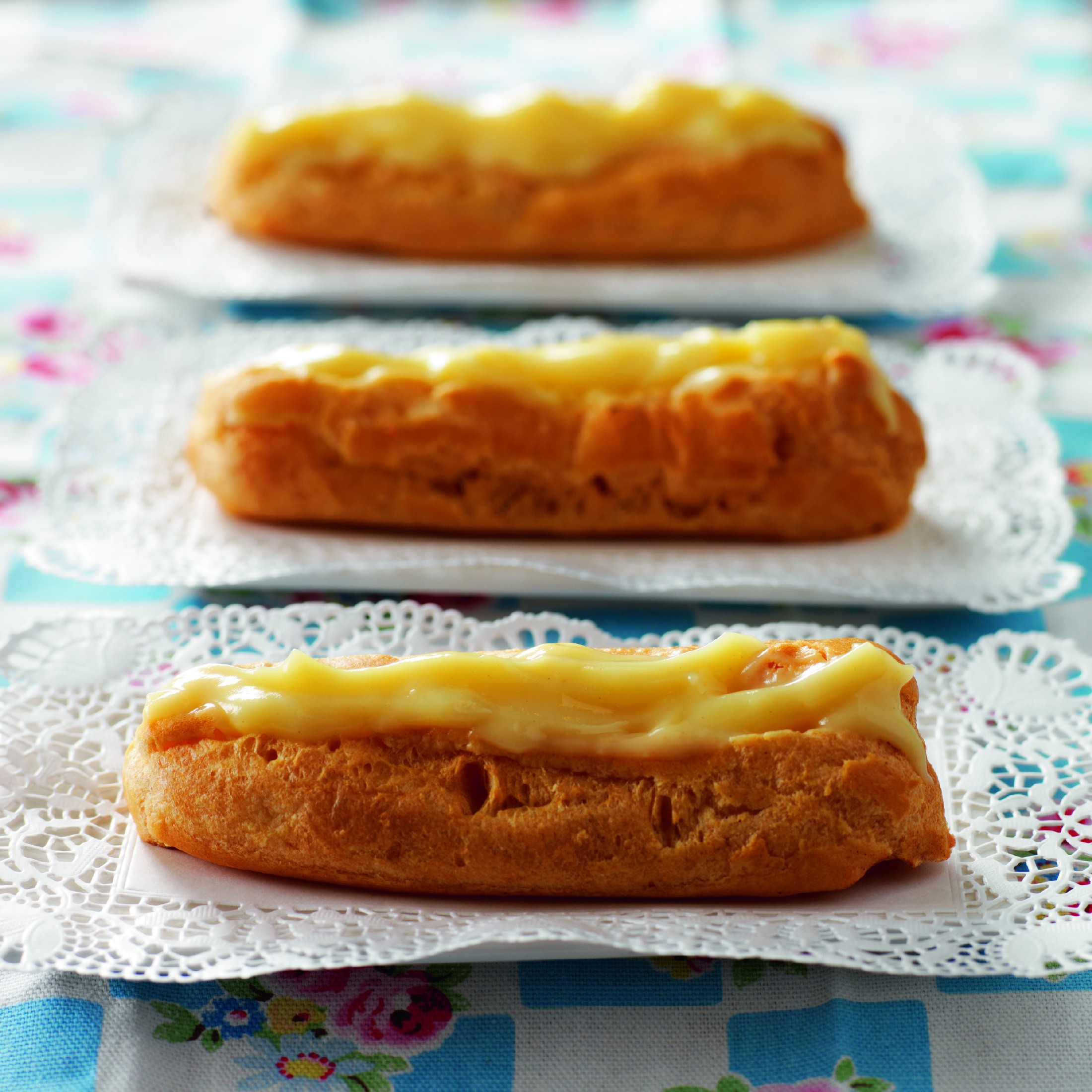 Éclairs de Baunilha
