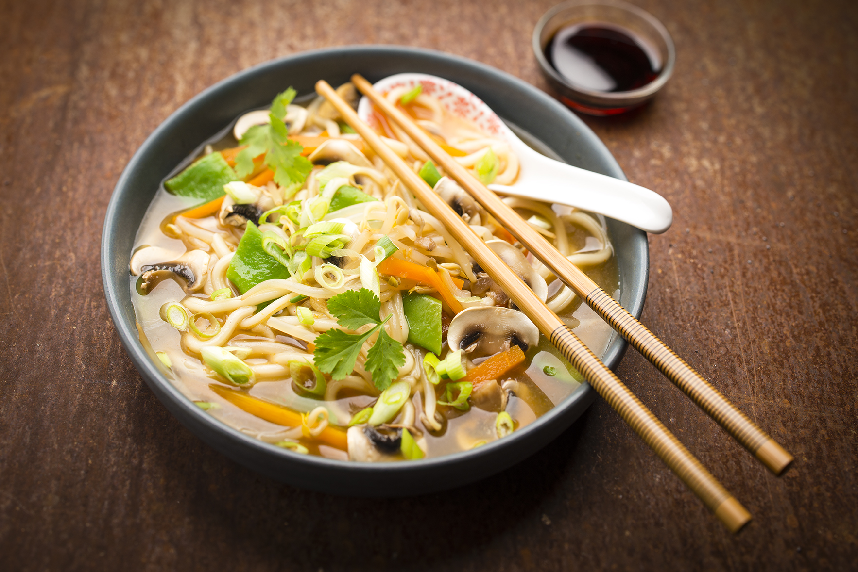 Ramen con verduras
