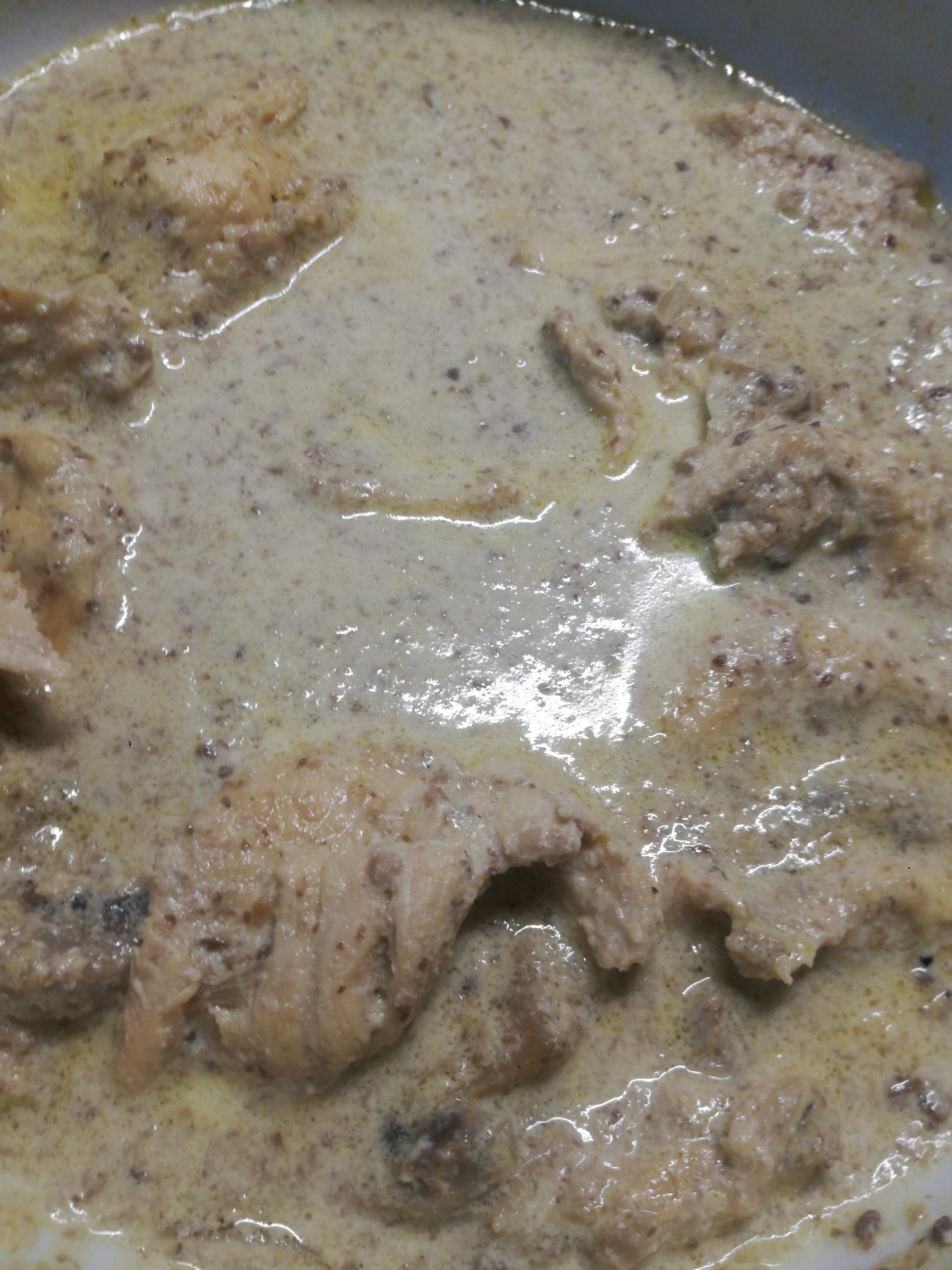Bifes de perú com natas