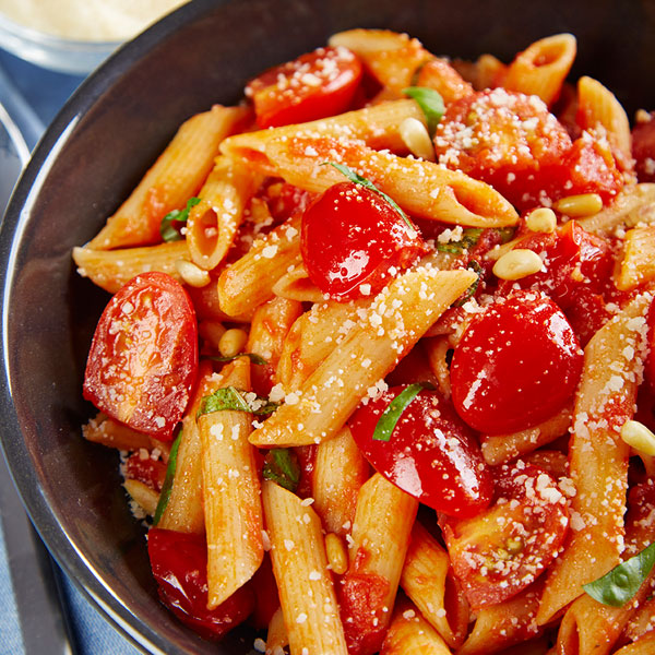 Penne Mit Garnelen Tomatensauce — Rezepte Suchen